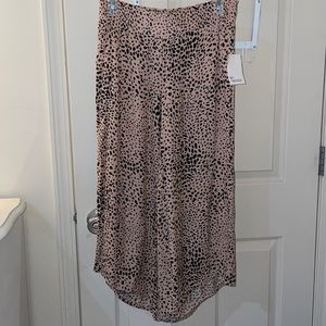 Wide Leg Crop Flowy Pants